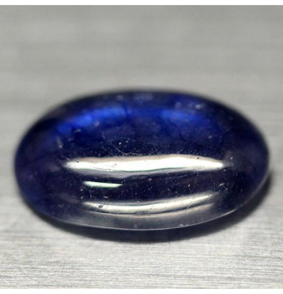 11.28Ct Крупный натуральный сапфир 11*16мм кабошон