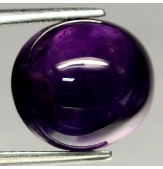 7.66Ct Натуральный Аметист кабошон 11*12мм
