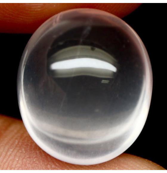 22.41Ct Натуральный Розовый кварц 18*16мм (кабошон)