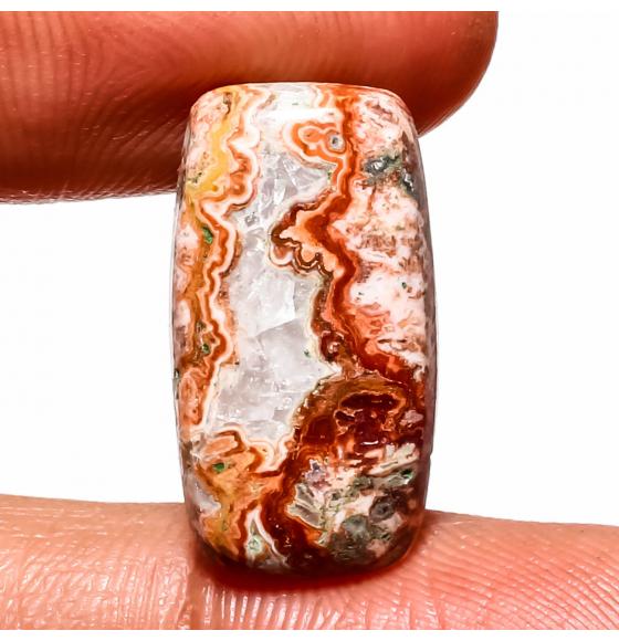 15.7Ct Натуральный кружевной агат 24*13см
