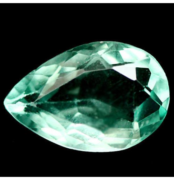 3.95Ct Натуральный зеленый флюорит 12*8мм