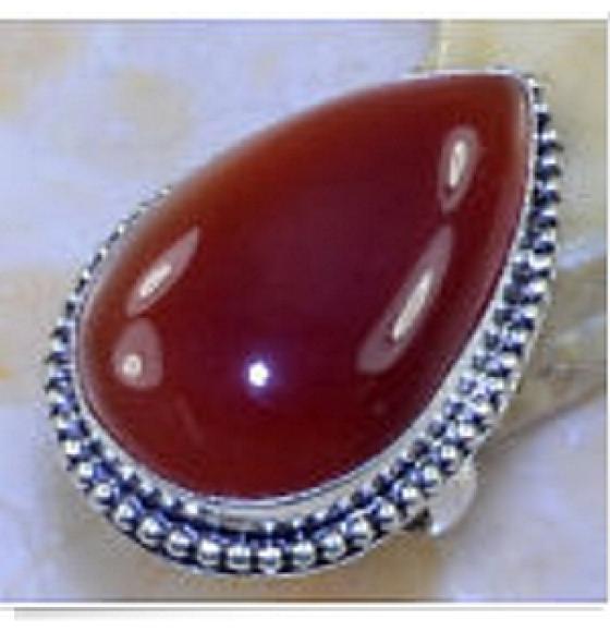 Серебряное кольцо с сердоликом Арина