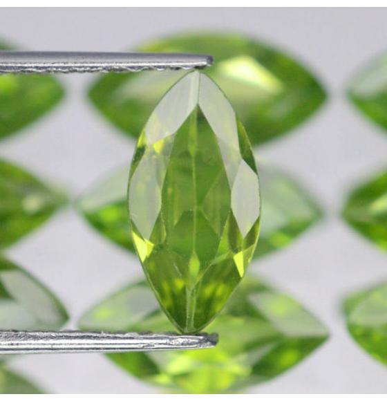 0.28Ct Натуральный хризолит (перидот) маркиз 6*3мм (цена за 1шт)