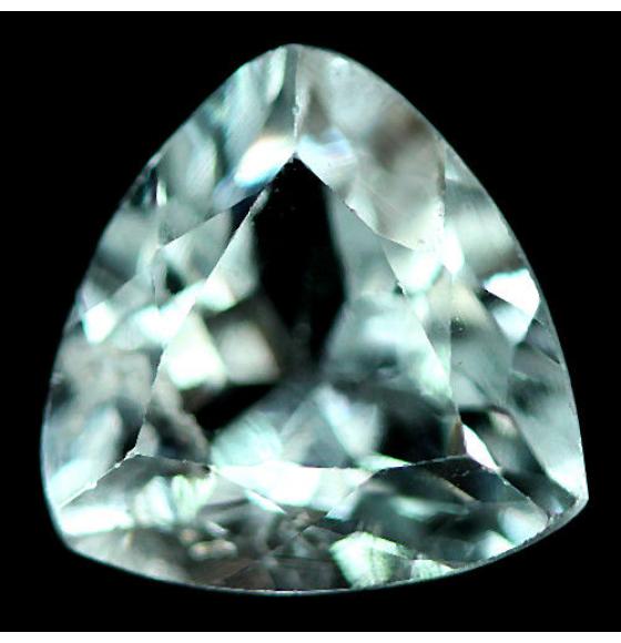 1.23Ct Натуральный аквамарин триллион 7.5*7.2мм