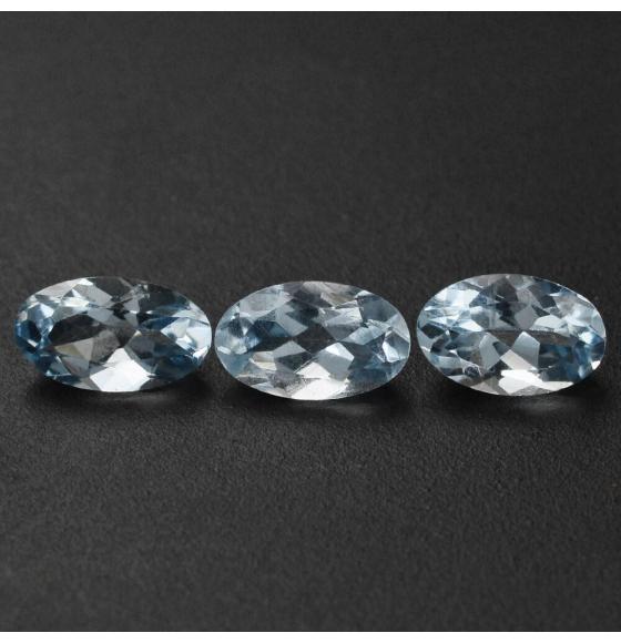 0.22Ct Натуральный АКВАМАРИН 5.1*3.1мм (овал)- цена за 1шт
