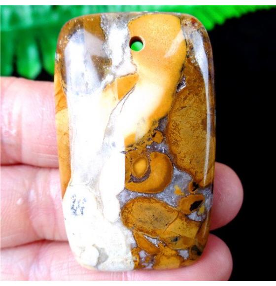 103Ct Брекчиевидная Яшма кабошон 50*30мм