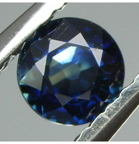 3.75Ct Натуральный синий сапфир 8.2мм класса А+++ (круглая огранка) - Высокое качество. Доставка по Украине.