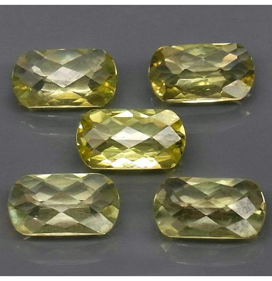 1.7Ct ЛИМОННЫЙ КВАРЦ (11*6мм) - цена за 1шт подушка
