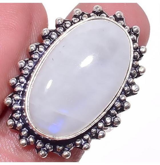 кольцо с лунным камнем (адуляром) купить в Украине