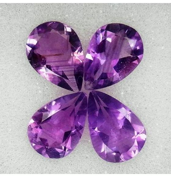 3.85Ct Натуральный аметист 13*9мм груша (цена за 1шт)