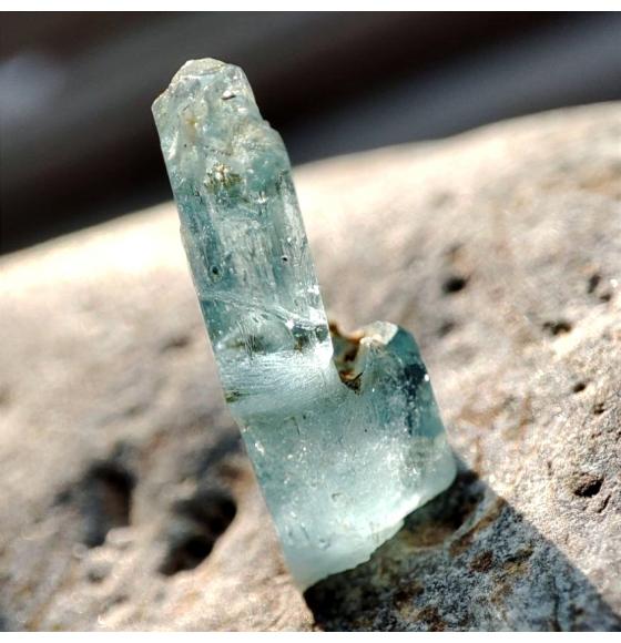 4.15Ct Натуральний необроблений аквамарин 14*8мм