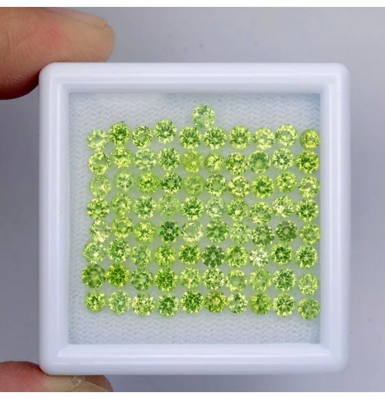 0.04Ct Натуральний Хризоліт (перидот) 2мм