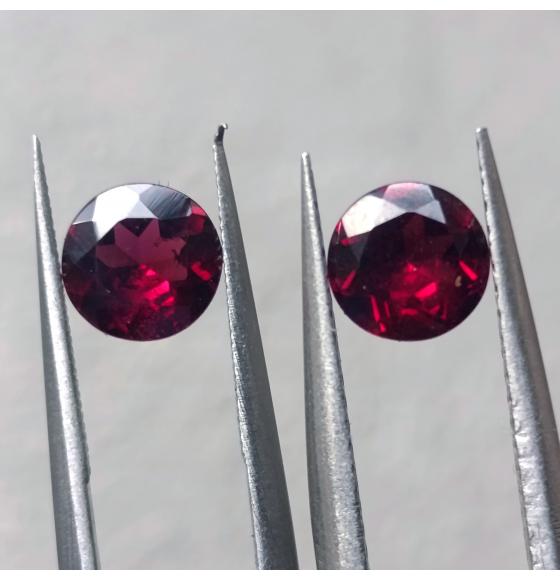 родолит гранаты пара Пара родолит гранатов 5.8мм