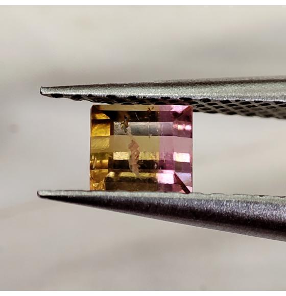 турмалин багет двухцветный 