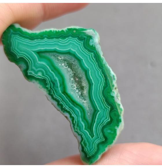 Друза зеленого Агату Зелений Агат жеода