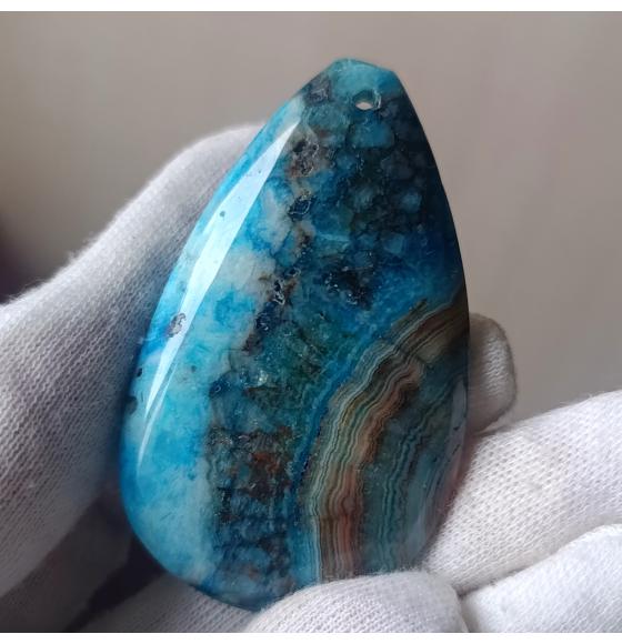 Агат голубого цвета Голубой агат