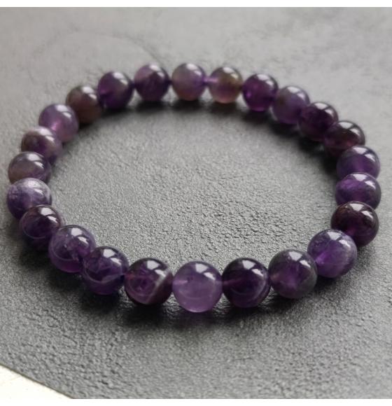 Аметистовый браслет 18см