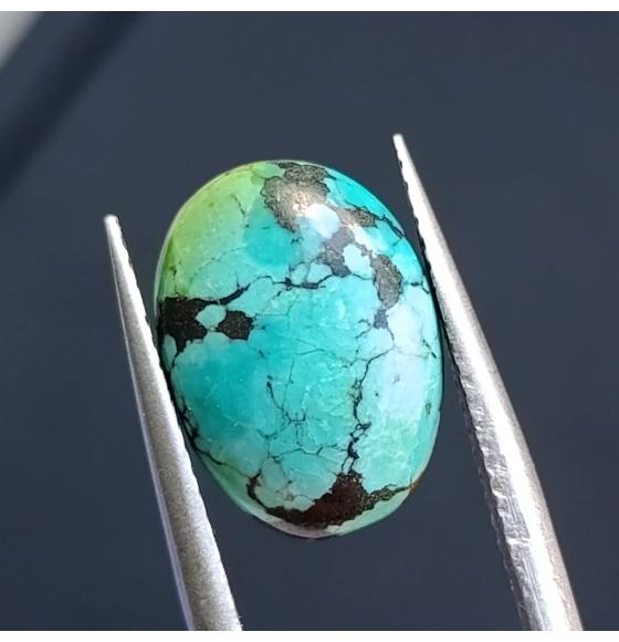 Натуральная бирюза 3.1ct Бирюза кабошон 14*10мм