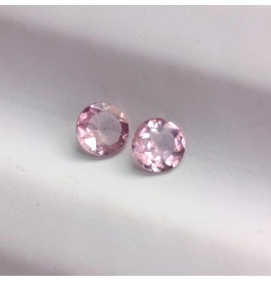 Розовые турмалины пара 