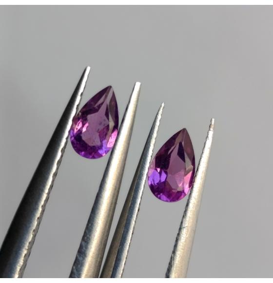 Малавійський Родоліт гранат пара