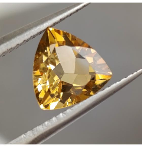 Цитрин натуральный треугольник 9мм