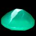 2.33Ct Натуральный зеленый агат овал 8*10мм