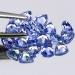 0.14Ct Натуральный танзанит 3.5мм триллион (цена за 1шт)