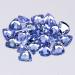 0.14Ct Натуральный танзанит 3.5мм триллион (цена за 1шт)