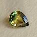 0.68Ct Не гретый полихромный сапфир 6*4.8мм груша (Сертификат) - Высокое качество. Доставка по Украине.