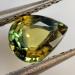 0.68Ct Не гретый полихромный сапфир 6*4.8мм груша (Сертификат) - Высокое качество. Доставка по Украине.