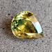 0.68Ct Не гретый полихромный сапфир 6*4.8мм груша (Сертификат) - Высокое качество. Доставка по Украине.
