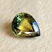 0.68Ct Не гретый полихромный сапфир 6*4.8мм груша (Сертификат) - Высокое качество. Доставка по Украине.
