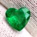 натуральный изумруд огранка сердце 6.6мм купить изумруд сердце купить Украина цена