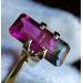 1.52Ct Двухцветный Арбузный Турмалин 9.2*5мм октагон (Сертификат, Видео) - Высокое качество. Доставка по Украине.