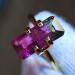 1.52Ct Двухцветный Арбузный Турмалин 9.2*5мм октагон (Сертификат, Видео) - Высокое качество. Доставка по Украине.