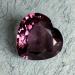 купити шпінель фіолетового кольору серце натуральна фіолетова шпінель серце