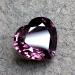 купити шпінель фіолетового кольору серце натуральна фіолетова шпінель серце