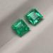 натуральные изумруды (пара): цена, купить в Украине пара квадратных изумрудов цена, фото, купить