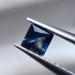0.24Ct Натуральний синій сапфір квадрат 3.3мм