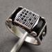 Мужское кольцо из серебра с черным ониксом и шпинелью 20р - Высокое качество. Доставка по Украине.