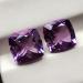 купить аметисты кушон пара аметистов 10мм квадрат
