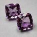 купить аметисты кушон пара аметистов 10мм квадрат