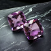 купить аметисты кушон пара аметистов 10мм квадрат
