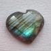 натуральный лабрадорит огранка сердце Камень лабрадорит сердце