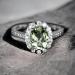 кольцо с зеленым аметистом цена купить