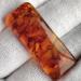10Ct Крупный НАТУРАЛЬНЫЙ ПОЛЬСКИЙ ЯНТАРЬ 35*14мм прямоугольник кабошон