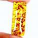 10Ct Крупный НАТУРАЛЬНЫЙ ПОЛЬСКИЙ ЯНТАРЬ 35*14мм прямоугольник кабошон