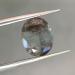 Рідкісний натуральний чорний Аквамарин хамелеон 3.85Ct 11.1*9.2мм
