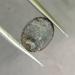 Рідкісний натуральний чорний Аквамарин хамелеон 3.85Ct 11.1*9.2мм