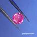 0.48Ct Уникальный полихромный лавандово-фиолетовый сапфир 5мм (Видео) - Высокое качество. Доставка по Украине.